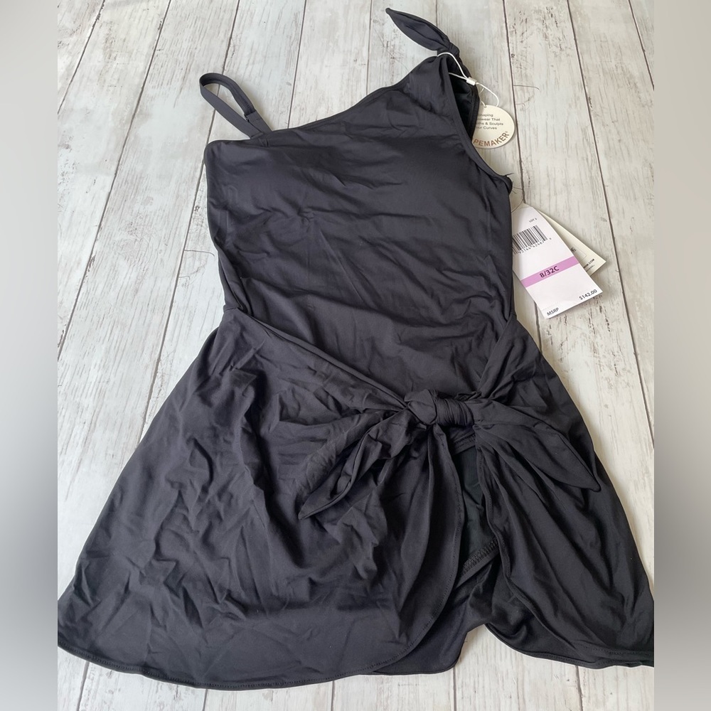 Contours By Coco Reef Shapmaker Swimwear 8/32c Black MSRP $ 142